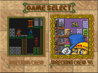 Wrecking Crew '98 title screen for Super Famicom